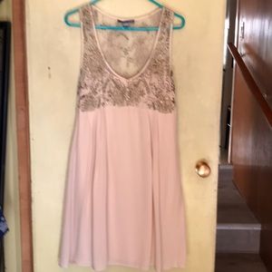 Anthropologie silk and lace dress. 12